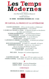 De Gaulle, la France et la littérature