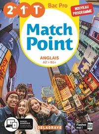 Anglais 2de/1re/Tle Bac Pro A2 > B1+ Match Point
