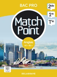 Anglais 2de, 1re, Tle Bac Pro Match Point
