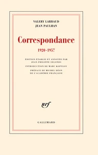 Correspondance 1920-1957