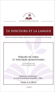 Parlers de table et discours alimentaires