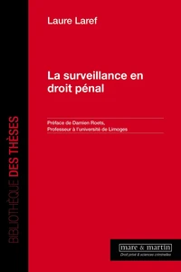 La surveillance en droit pénal