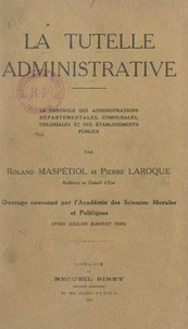 La tutelle administrative