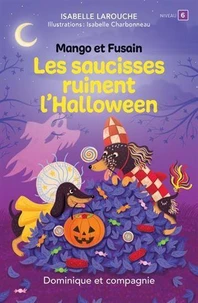 Mango et fusain. les saucisses ruinent l'halloween