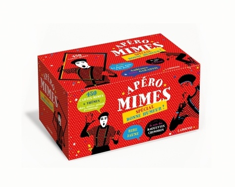  Larousse - Apéro Mimes - Spécial bonne humeur ! - 450 cartes mimes et un livret.