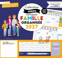 Calendrier hebdo compact Famille organisée