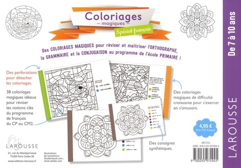 Coloriages magiques spécial français