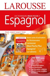  Larousse - Dictionnaire Maxi poche + Espagnol - Français-espagnol ; espagnol-français. Avec 1 carte d'activation pour tablette.