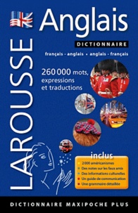  Larousse - Dictionnaire maxi poche plus français-anglais et anglais-français.