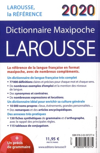 Dictionnaire Maxipoche Larousse  Edition 2020