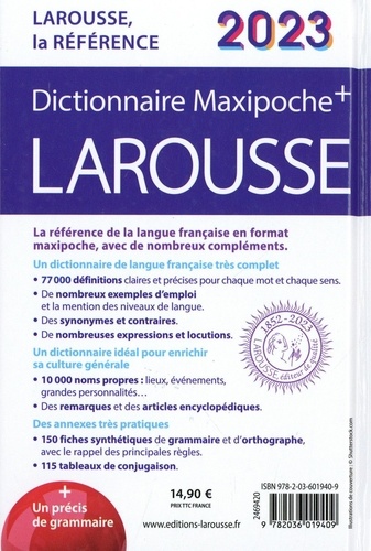 Dictionnaire Maxipoche + Larousse  Edition 2023