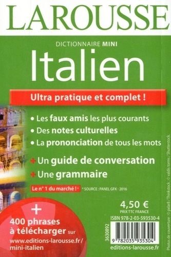Dictionnaire mini italien