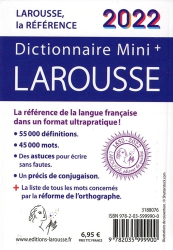 Dictionnaire Mini plus Larousse  Edition 2022