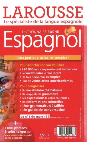 Dictionnaire poche Espagnol. Français-espagnol/espagnol-français
