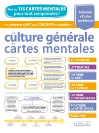 La culture générale en cartes mentales Terminale et Etudes supérieures