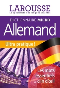  Larousse - Larousse Dictionnaire Micro Allemand.