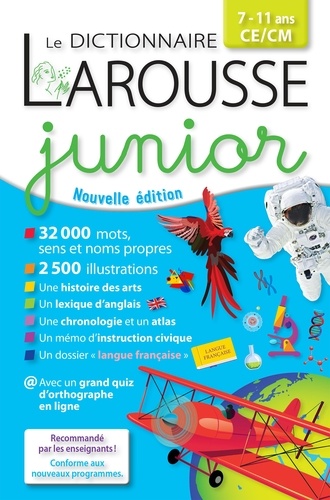 Le dictionnaire Larousse junior CE/CM de Larousse - Grand Format - Livre -  Decitre