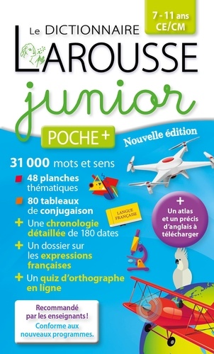  Larousse - Le dictionnaire Larousse junior poche+.