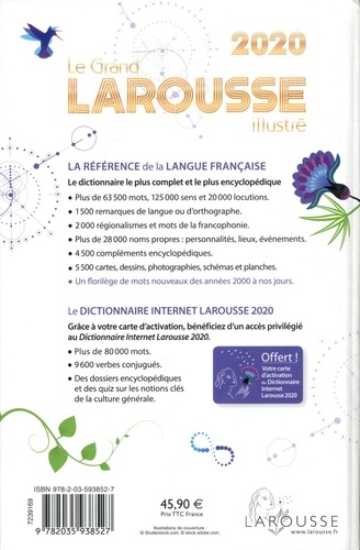 Le Grand Larousse illustré  Edition 2020