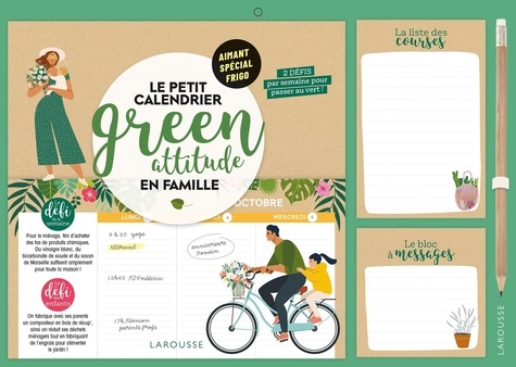 Larousse - Le petit calendrier green attitude en famille.