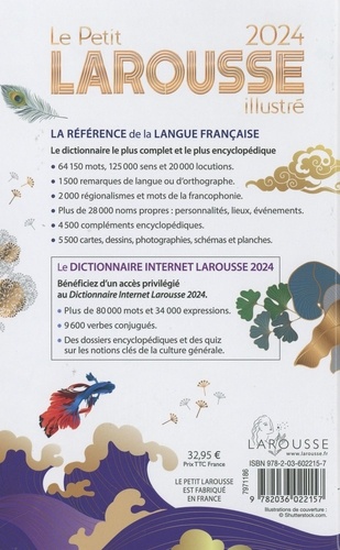 Le Petit Larousse illustré  Edition 2024