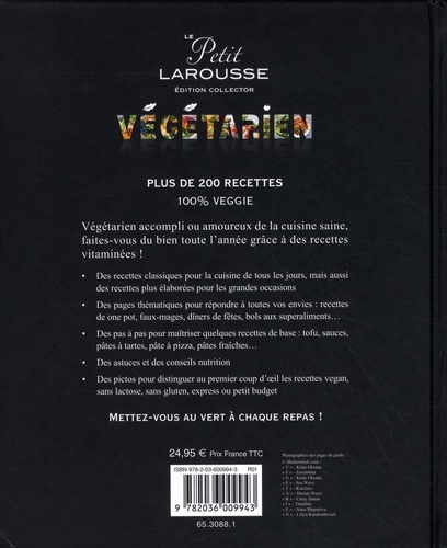 Le Petit Larousse végétarien  Edition collector