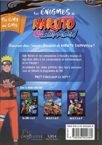 Les Enigmes de Naruto Shippuden. Du CM1 au CM2