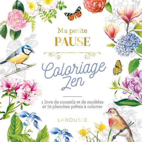 Ma petite pause Coloriage Zen. 1 livre de conseils et de modèles et 72 planches prêtes à colorier