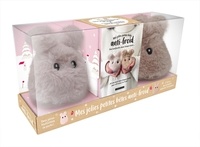  Larousse - Mes jolies petites bêtes anti-froid - Coffret avec 2 bouillotes en peluche et 1 livret.