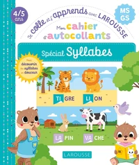 Mon cahier autocollants Spécial syllabes MS-GS