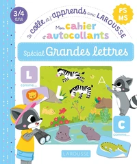 Mon cahier d'autocollants Spécial Grandes lettres PS-MS