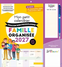 Mon petit calendrier chacun son programme famille organisée