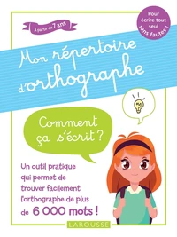 Mon répertoire d'orthographe