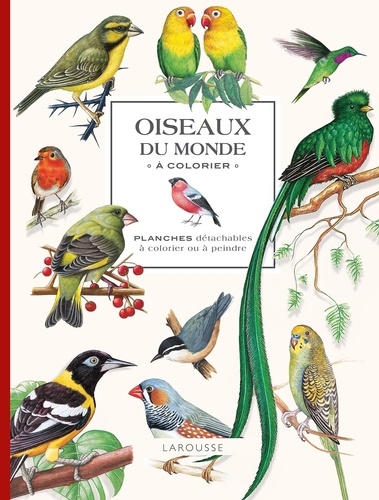  Larousse - Oiseaux du monde - A colorier.