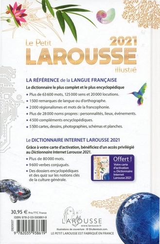 Petit Larousse Illustré  Edition 2021