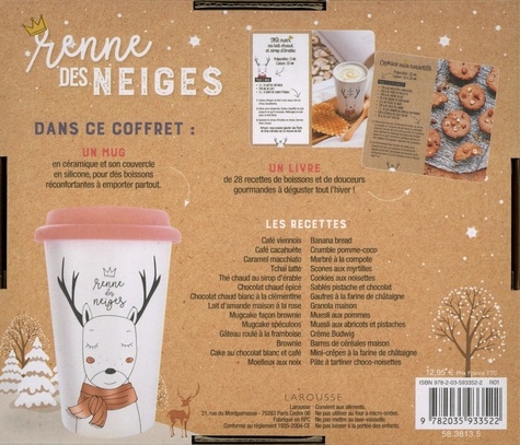 Renne des neiges. 28 recettes cocooning pour passer l'hiver en douceur. Avec 1 mug