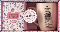  Larousse - Un heure d'amitié - Un mug, un café, une heure pour papoter. Avec un joli mug en céramique et un petit livre de l'amitié.