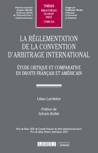 La règlementation de la convention d'arbitrage international