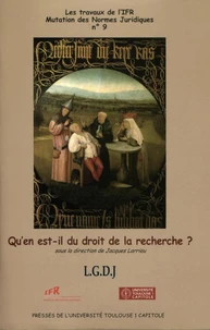 Qu'en est-il du droit de la recherche ?