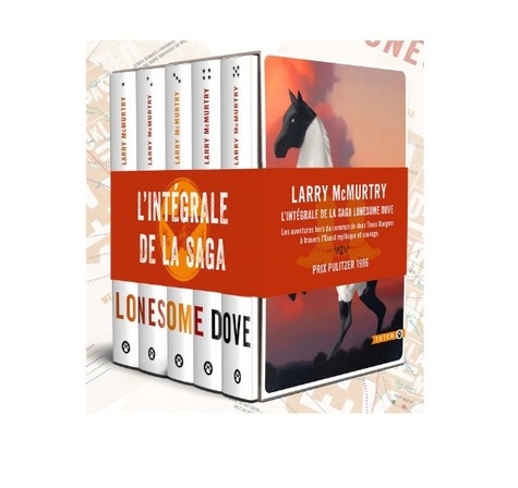 Lonesome Dove L'intégrale de la saga Coffret en 5 volumes. La marche du mort ; Lune Commanche ; Lonesome Dove II, Les Rues de Laredo ; Lonesome Dove, La carte à déplier + 5 cartes postales -  -  Edition collector