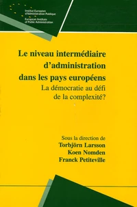 Le niveau intermédiaire d'administration dans les pays européens