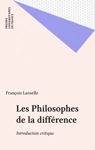 Les Philosophies de la différence
