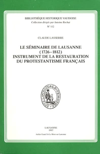 Le séminaire de Lausanne (1726-1812)