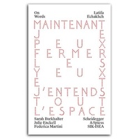 Téléchargez des ebooks pour ipad Latifa Echakhch Une oeuvre finie rEsolue et statique n'aurait pour moi aucun sens /franCais/anglais (French Edition) par Latifa Echakhch 9783858818720