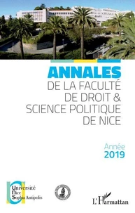 Annales de la faculté de droit & science politique de Nice