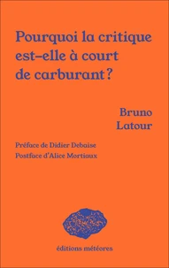 Pourquoi la critique est-elle à court de carburant ?