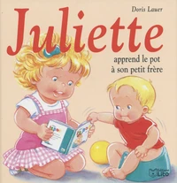 Juliette apprend le pot à son petit frère