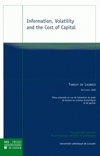 Launois tanguy De - Information, Volatility and the Cost of Capital.
