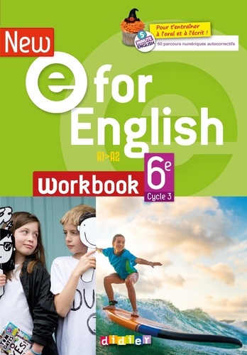 Laura Cursat et Anna Guill - New E For English 6e Cycle 3 - Workbook A1>A2.