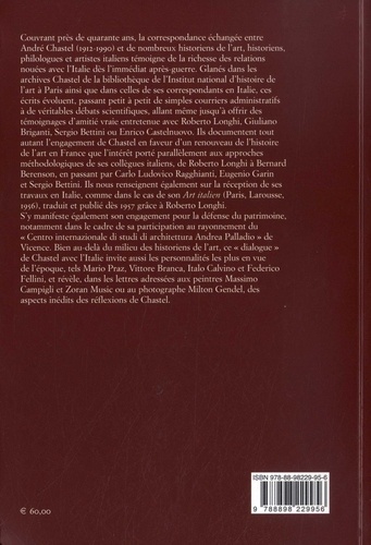 Chastel et l'Italie 1947-1990. Lettres choisies et annotées